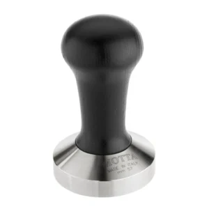 Motta 57 mm Ash Wood Coffee Tamper Black