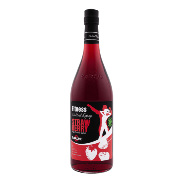 Strawberry Fitness Syrup Barline 1L